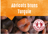 Abricots bruns des plateaux de Malatya en Turquie