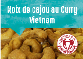 Noix de cajou au curry des provinces de Dong Nai et Binh Phuoc au Vietnam