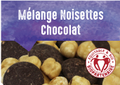 Mélange noisettes chocolat