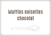 Muffins Noisettes Chocolat