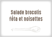 Salade aux Brocolis, Fêta et Noisettes