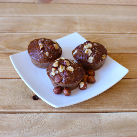 Muffins Noisettes Chocolat