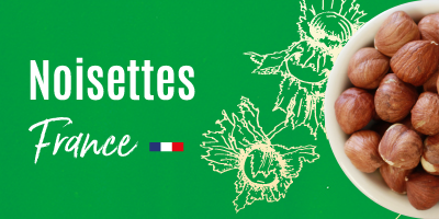 Noisettes décortiquées