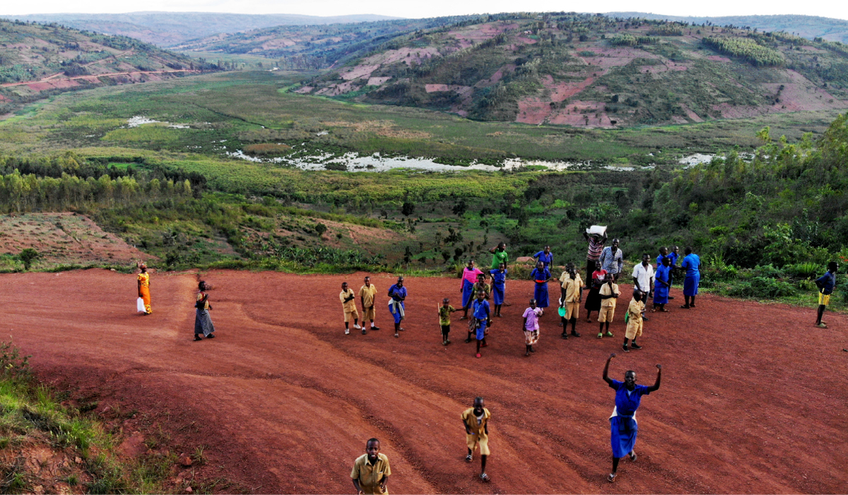 Accueil chaleureux des rwandais