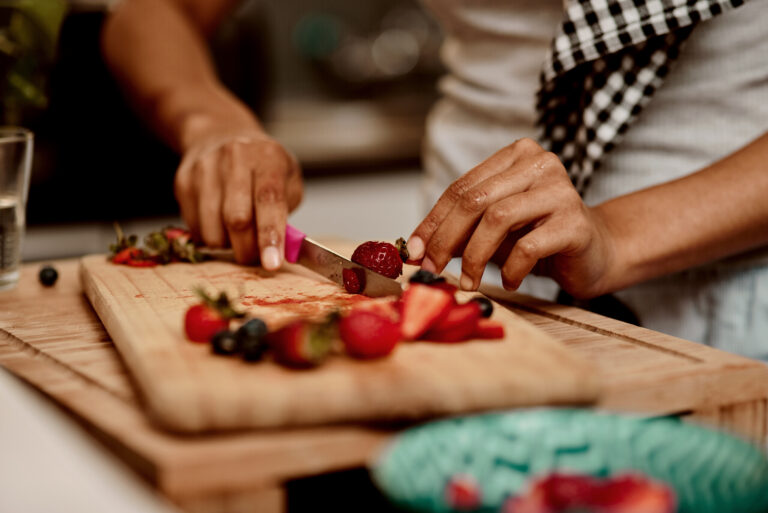 Découpage de fraises