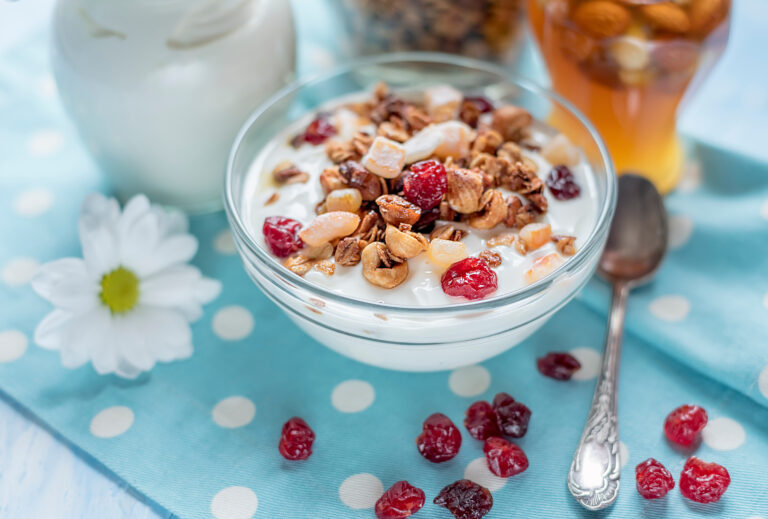 Petit déjeuner fruits secs